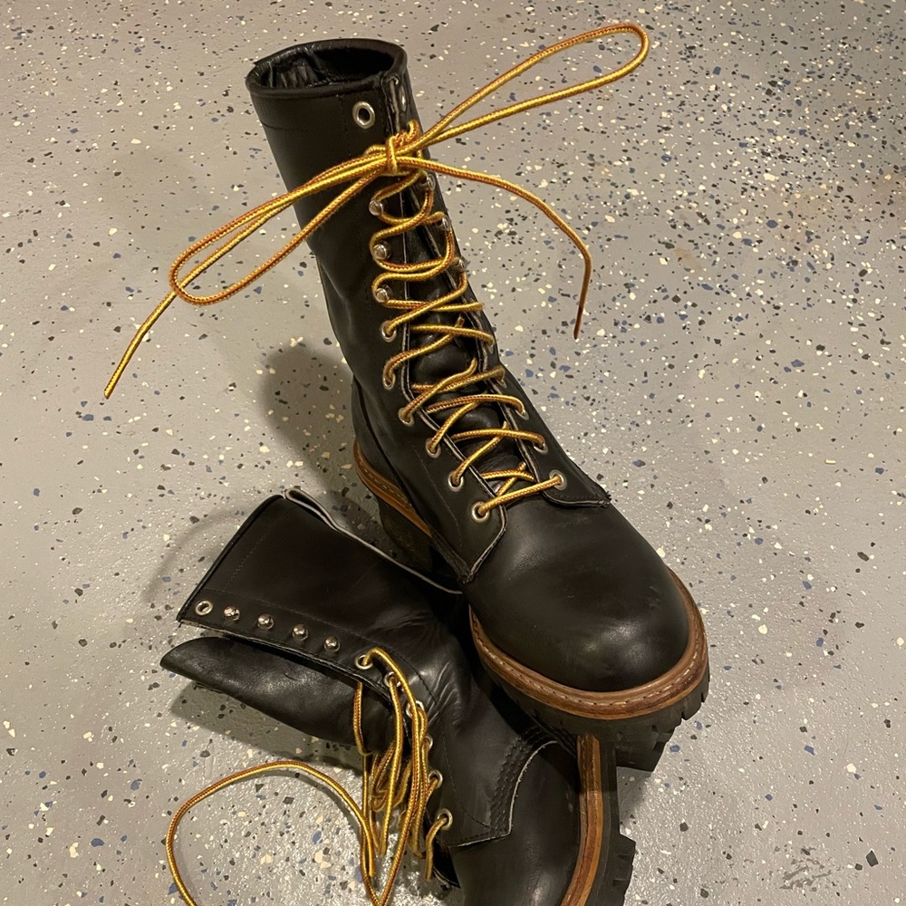 Red wing Lace-up Lineman Boots